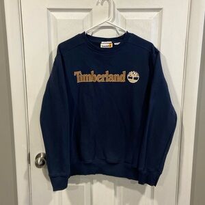 Timberland Navy Crew Neck Sweatshirt Size Medium